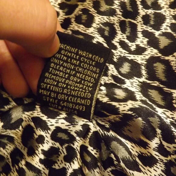 90s Y2k vest cropped leopard mini suit vest 2000s vintage cute whimsygoth layer - Picture 7 of 8